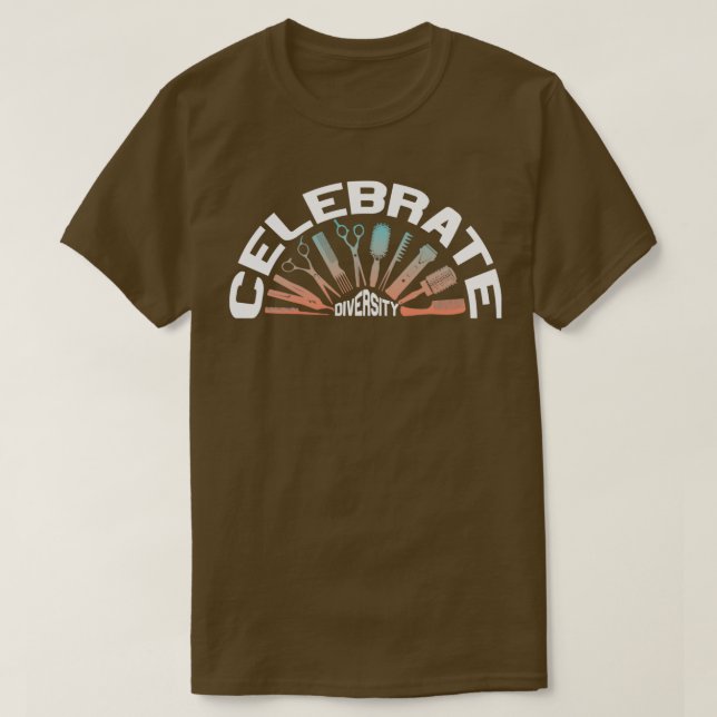 Hairdresser Barber Haircut Hair Scissors Stylist S T-Shirt (Design Front)