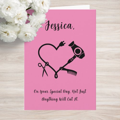 Hairdresser Birthday Card