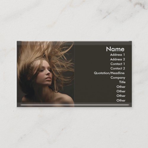 Hairdresser Business Card