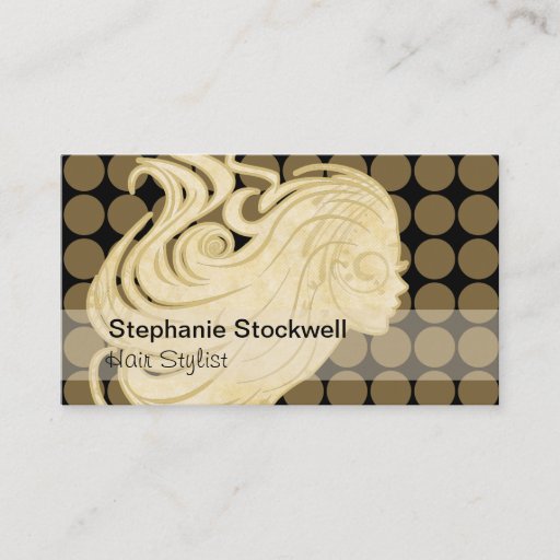 Customizable Hairdresser Business Cards