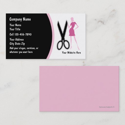 Customizable Hairdresser Business Cards