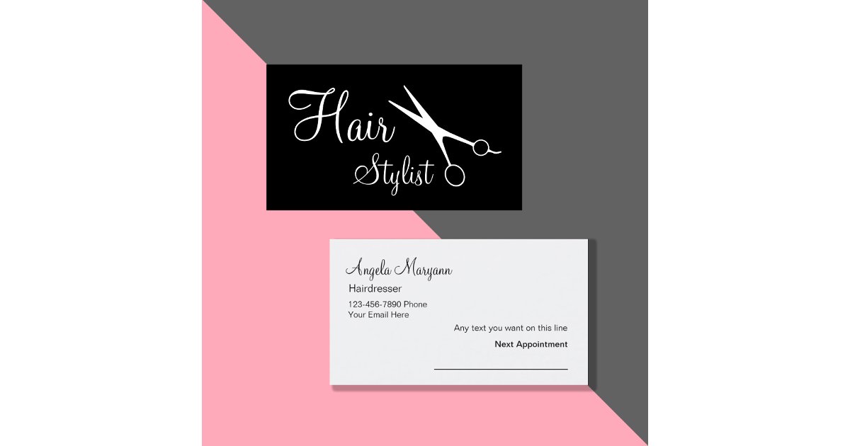 Hairdresser Business Cards | Zazzle