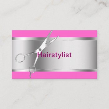 Hairdresser Business Cards by Luckyturtle at Zazzle