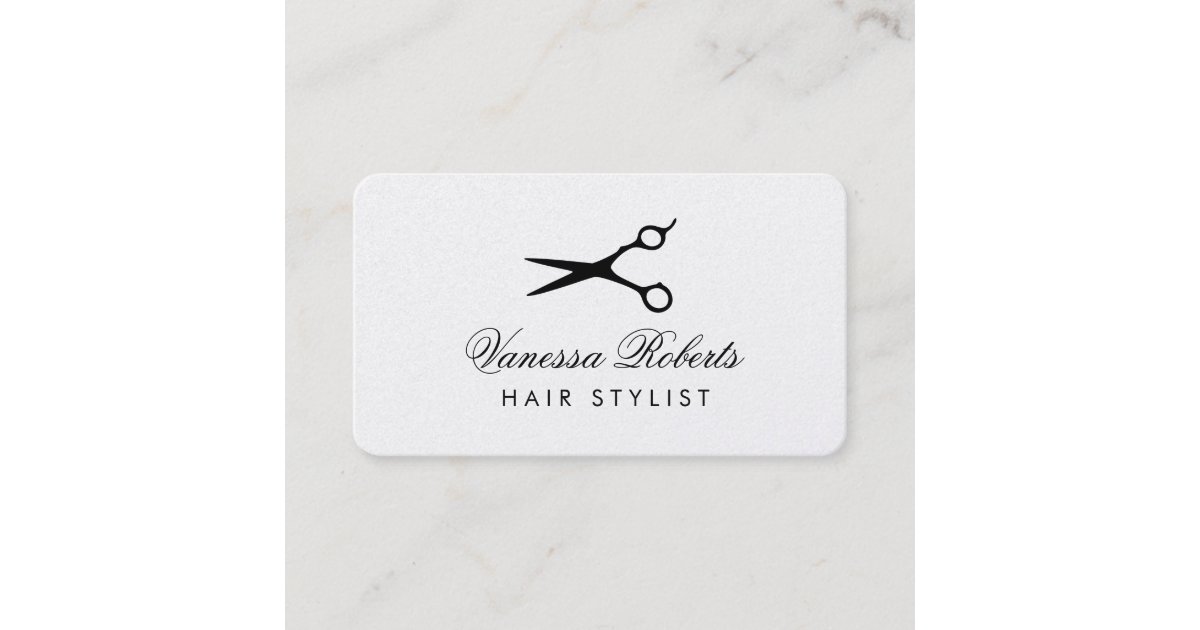 Hairdresser business cards for hair stylist salons Zazzle