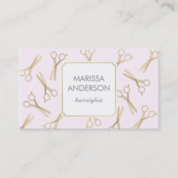 Hairdresser Business Cards  Hairstylist  Makeup Business Card by ApplePaperie at Zazzle