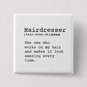 Hairdresser Button