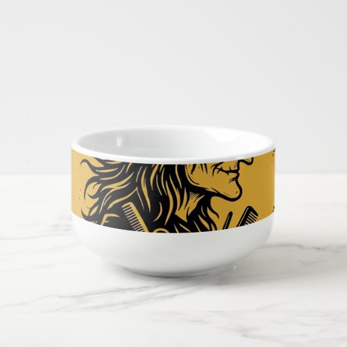 Hairdresser By Day Witch By Night Halloween Design Soup Mug