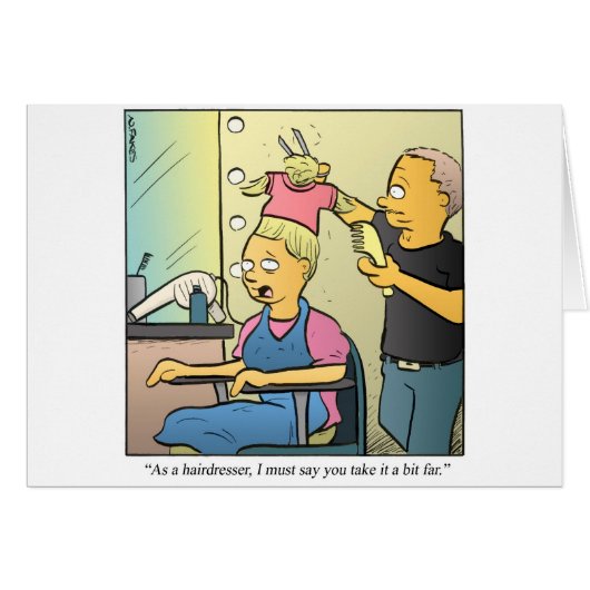 Hairdresser Cards (Front Horizontal)