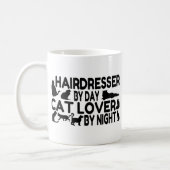 Hairdresser Cat Lover Coffee Mug (Left)