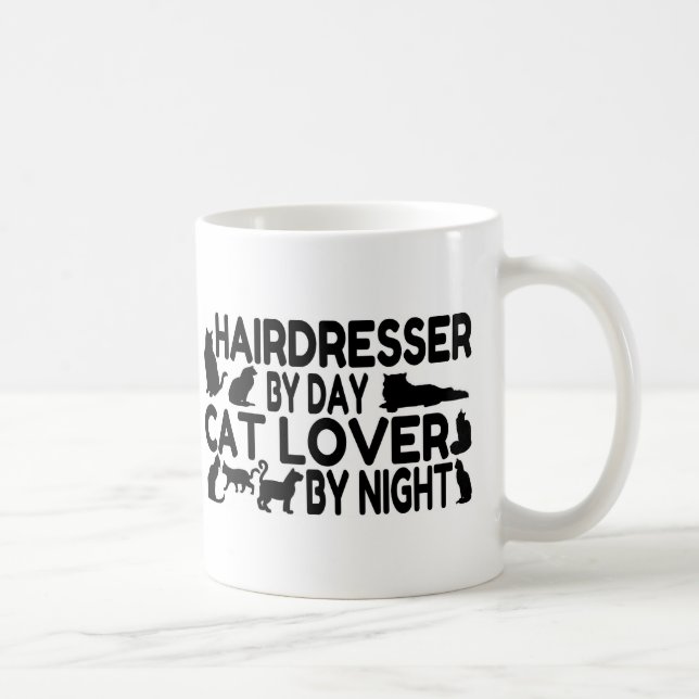 Hairdresser Cat Lover Coffee Mug (Right)