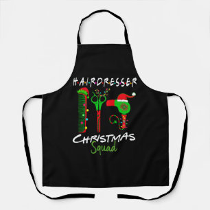 Hairdresser Christmas Crew Matching Gifts Apron
