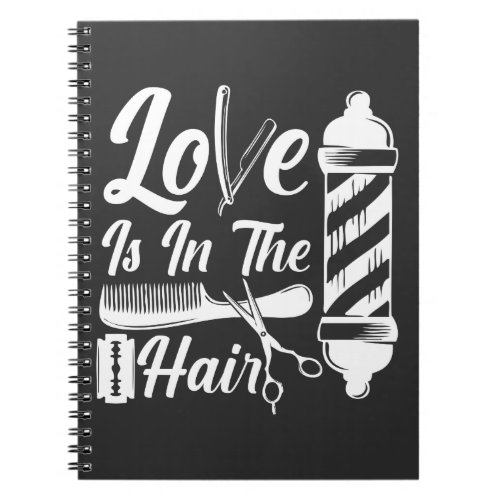 Hairdresser Cosmetology Graduation Barber Salon Notebook