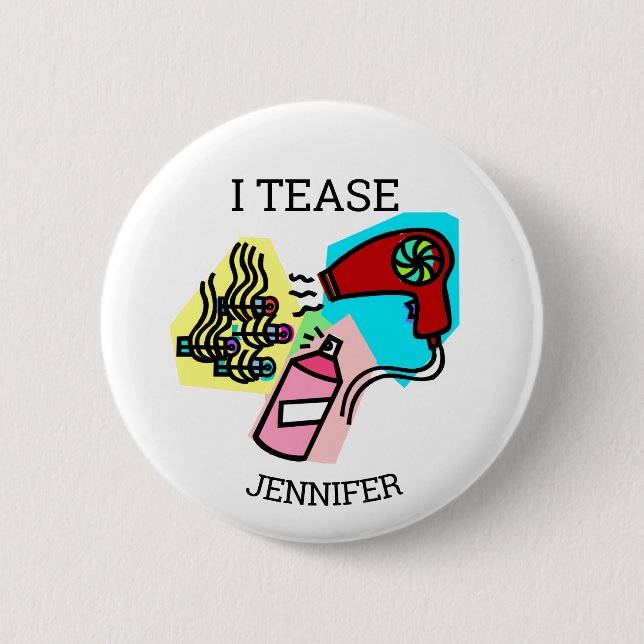 Hairdresser Gifts Pinback Button (Front)