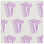 Hairdresser Hair Stylist Scissors Fabric Purple