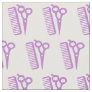 Hairdresser Hair Stylist Scissors Fabric Purple