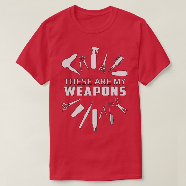 Hairdresser Hair Stylist Scissors Haircut Gift Ide T-Shirt (Design Front)