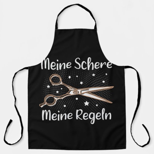 Hairdresser  hairdresser my scissors my rules apron