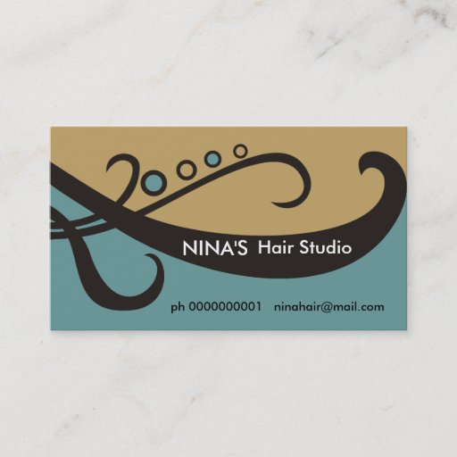 Customizable Hairdresser/Hairstylist business cards