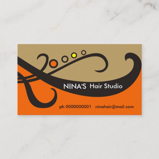 Customizable Hairdresser/Hairstylist business cards