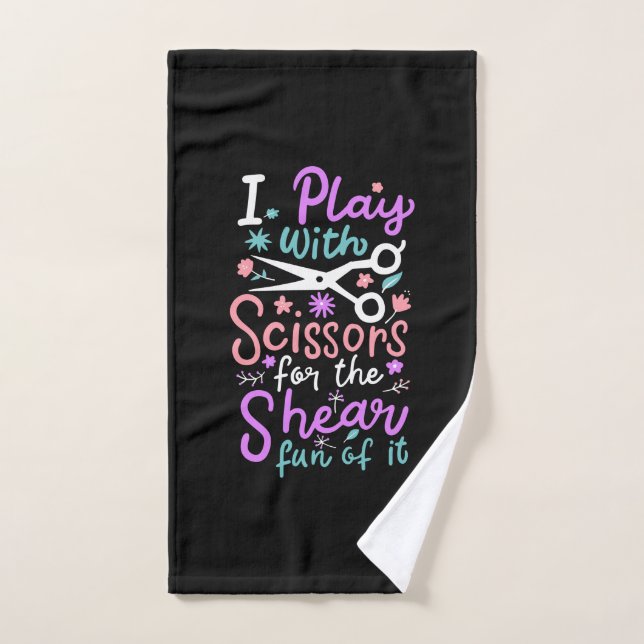 Hairdresser Hairstylist Gift Hand Towel (Hand Towel)