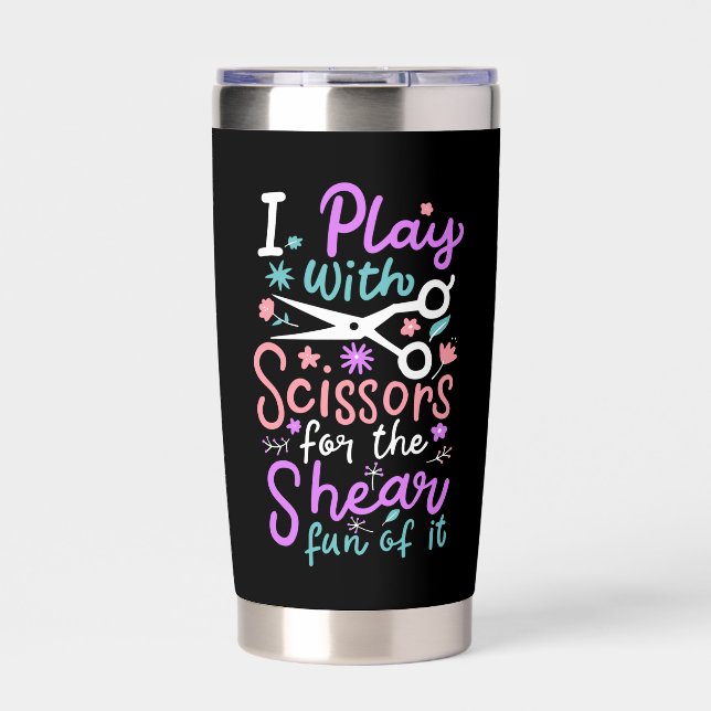 Hairdresser Hairstylist Gift Insulated Tumbler (Front)