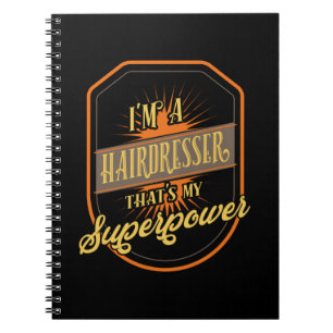 Hairdresser Hairstylist Gift Notebook