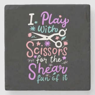 Hairdresser Hairstylist Gift Stone Coaster
