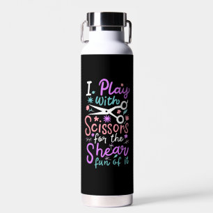 Hairdresser Hairstylist Gift Water Bottle