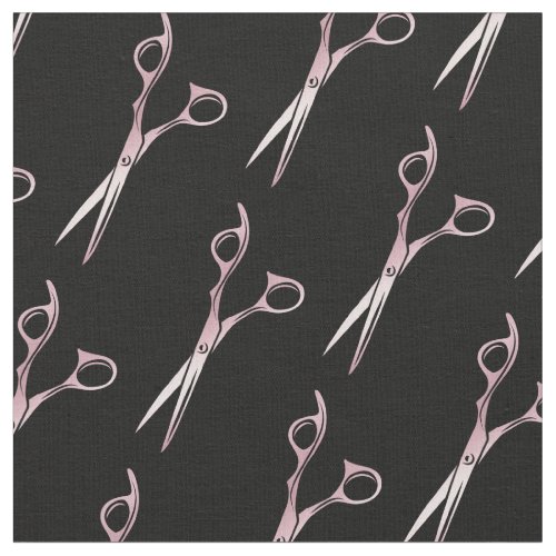 hairdresser hairstylist hair gold scissors pattern fabric