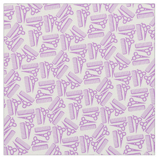 Hairdresser Hairstylist Scissors Fabric Purple