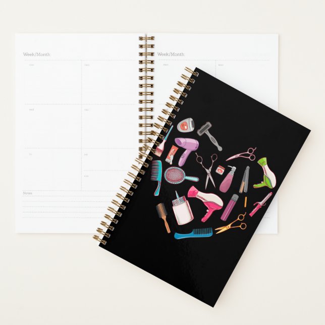 Hairdresser Hairstylist Tool Heart Planner (Display)