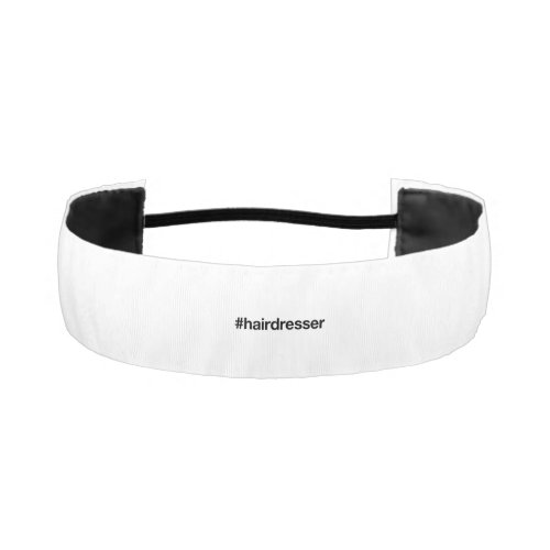 HAIRDRESSER Hashtag Athletic Headband