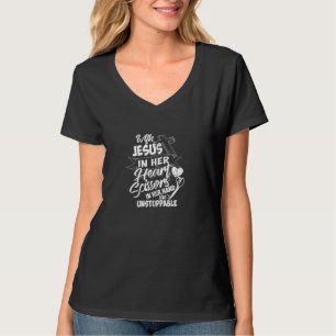 Hairdresser Jesus Cute Christ Follower Women Funny T-Shirt