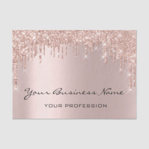 Hairdresser Nails Makeup Eyelash Rose Drips Busine Tissue Paper