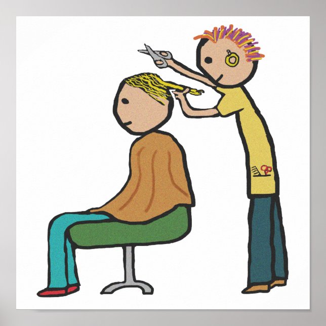 Hairdresser Poster (Front)