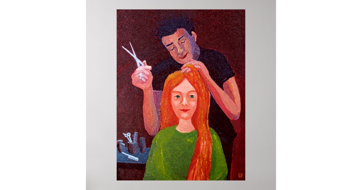 Hairdresser Poster Zazzle