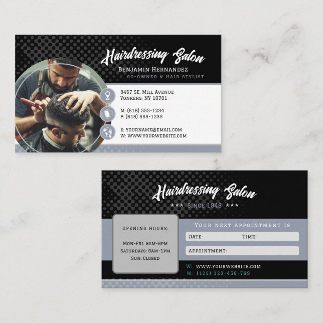Hairdresser Salon | Perfect Business Card (Front/Back)