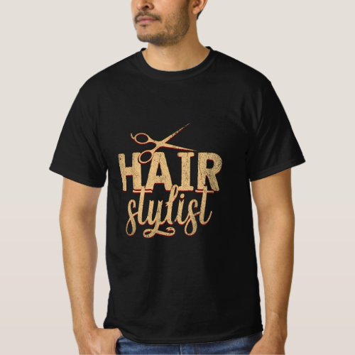 Hairdresser Scissors Hair Salon Hair Stylist Hairs T_Shirt