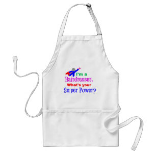 Hairdresser Superhero Adult Apron