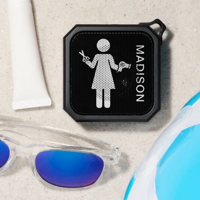Hairdresser Symbol Bluetooth Speaker (Insitu(Beach))