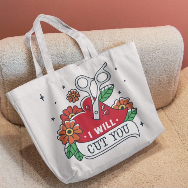 Hairdresser Tattoo Tote Bag (Creator Uploaded)