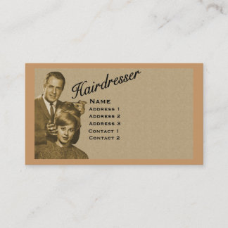 HAIRDRESSER - VERY PROFESSIONAL PROFILE CARD (3B)