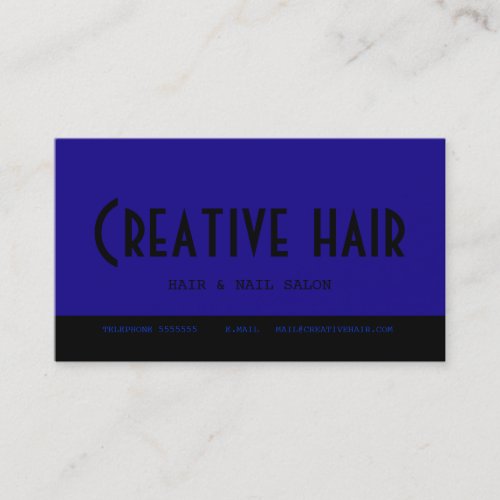 Hairdresser's Appointment Card Business Card