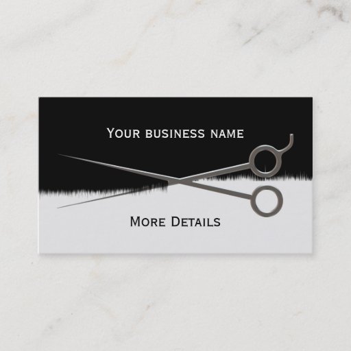 Customizable Hairdressers Business Card