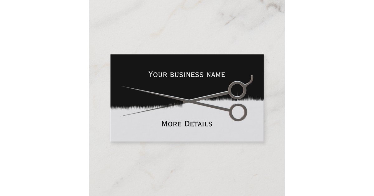 Hairdressers Business Card Zazzle