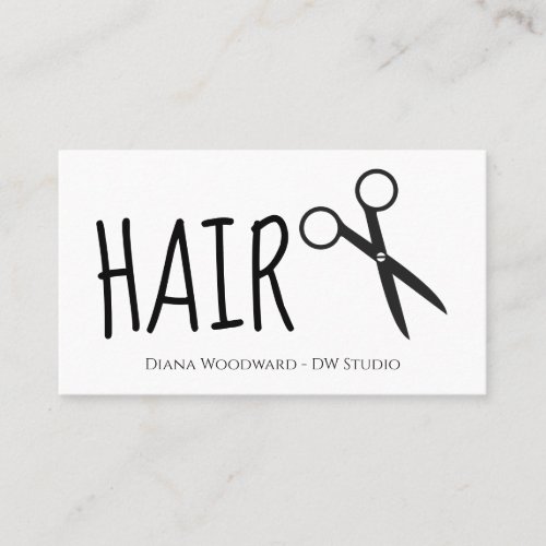 Hairdressers Business Card