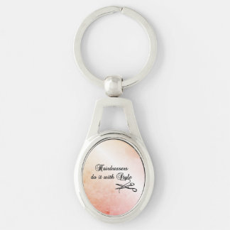 Hairdressers Do It With Style  Keychain