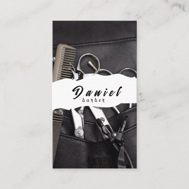 Hairdressers - Reflect Your Unique Talent Business Card (Front)