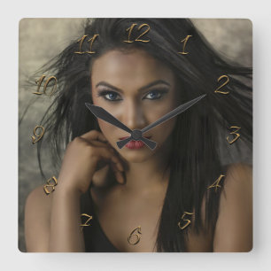 Hairdressers Square Wall Clock