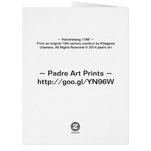 Hairdressing 1798 (Back)